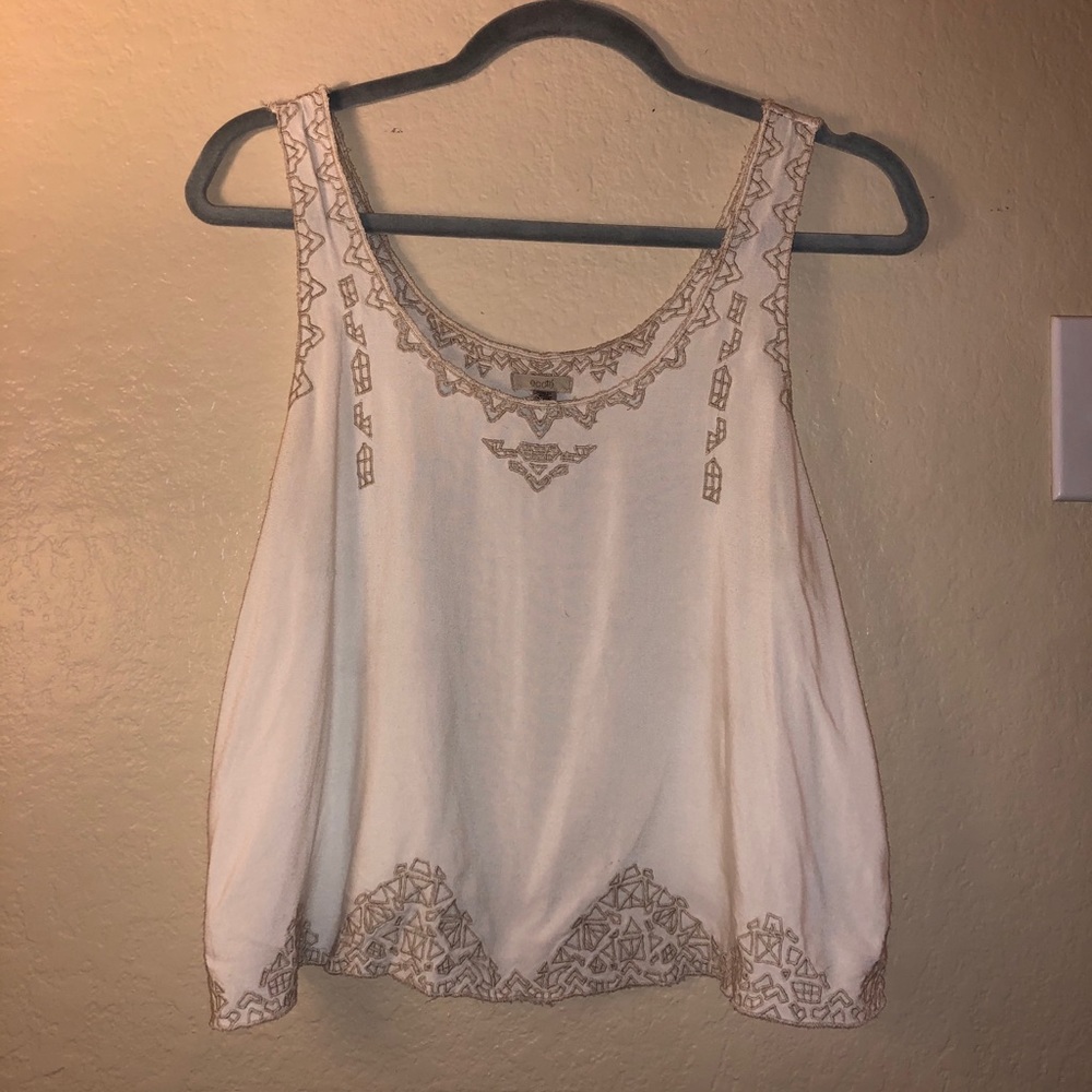 Urban Outfitters Embroidered Top